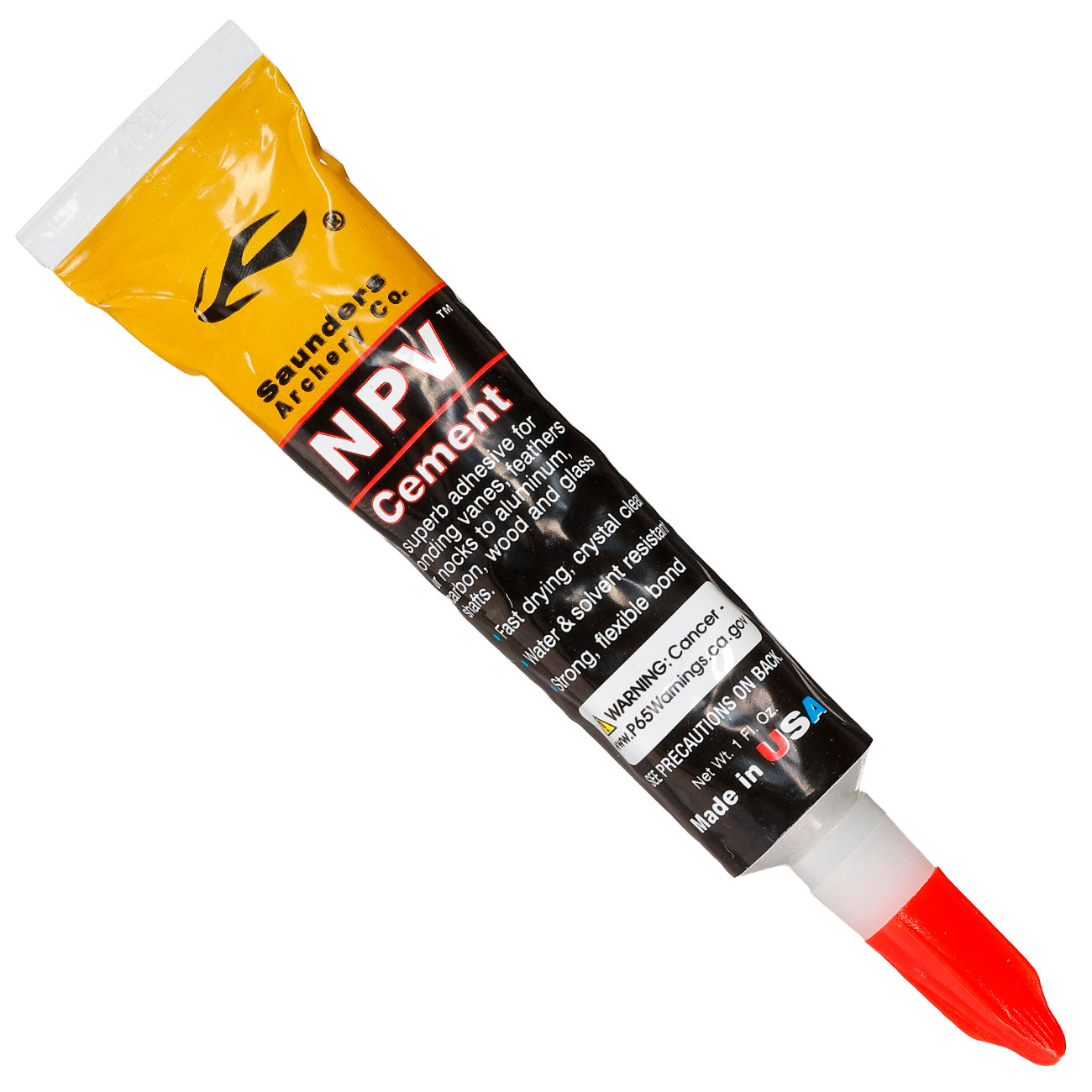 Saunders Pfeilkleber NPV Arrow Cement 1 oz/28,3 g Tube Bild 2
