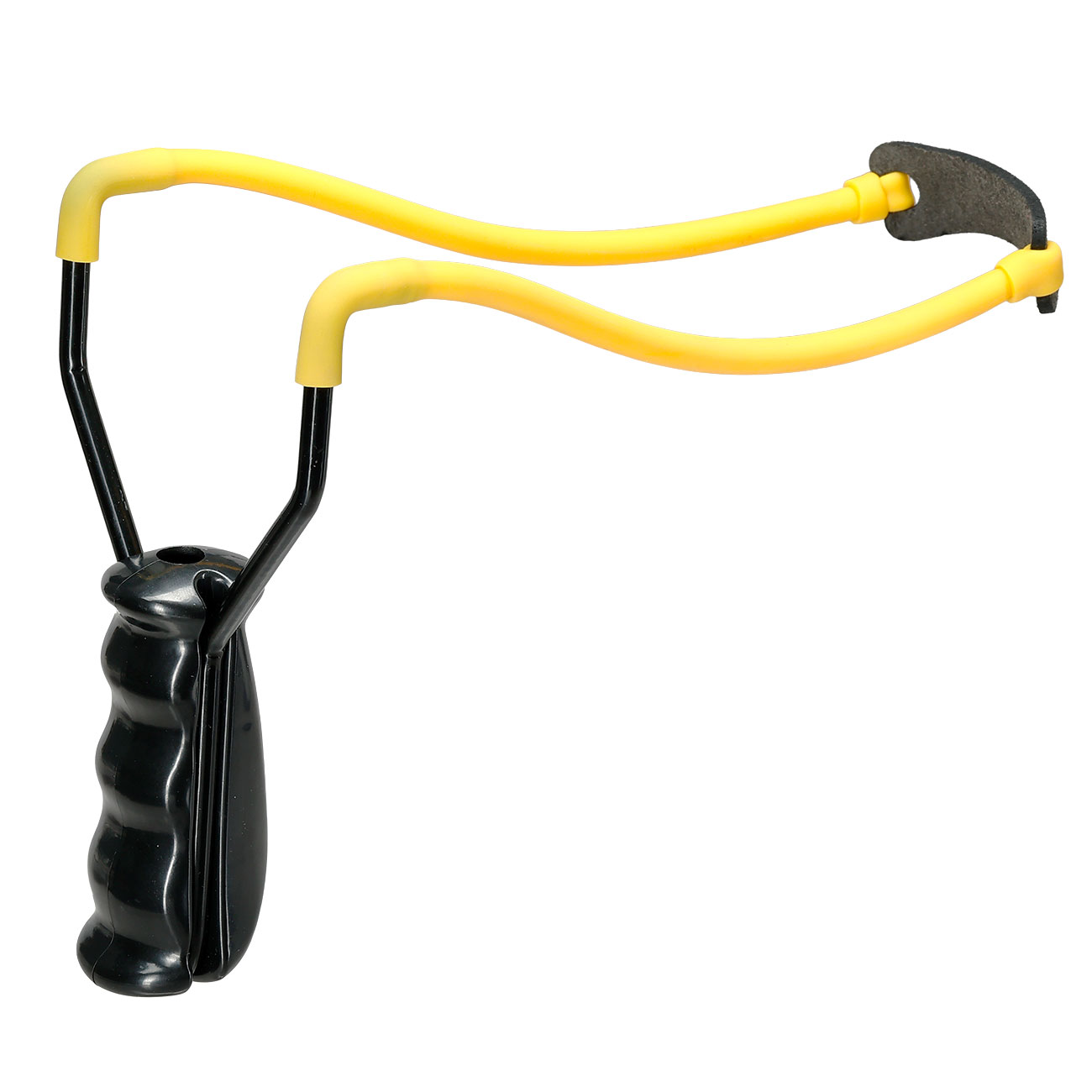 BGS Schleuder Standard mit gelbem Gummi schwarz