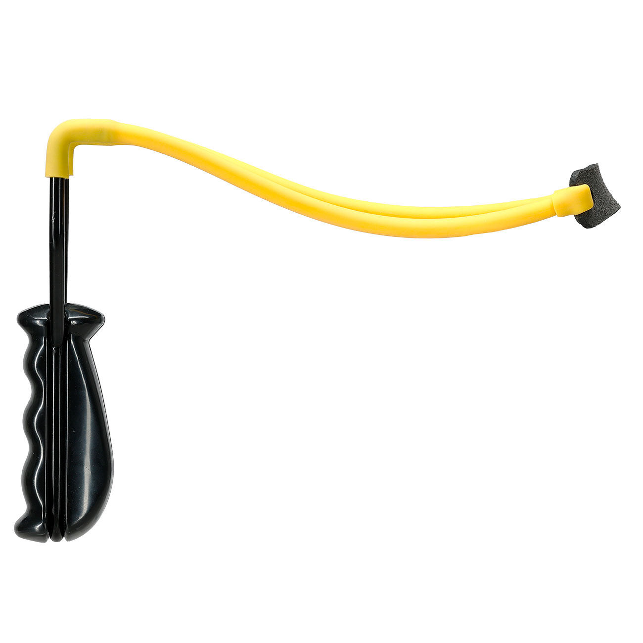 BGS Schleuder Standard mit gelbem Gummi schwarz Bild 4