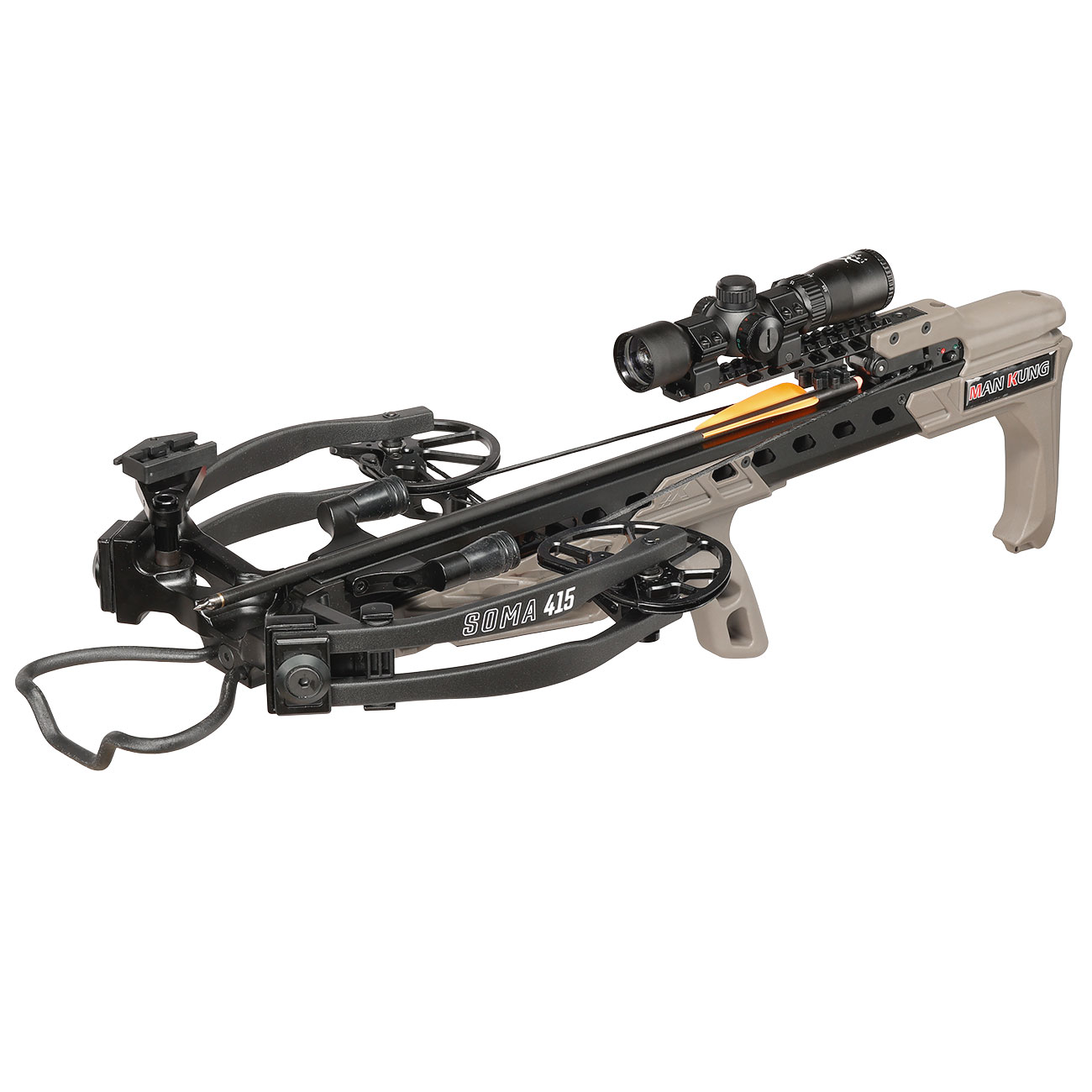 Man Kung Compound Armbrust Soma BM10C 200 lbs Komplettset grau / schwarz Bild 1