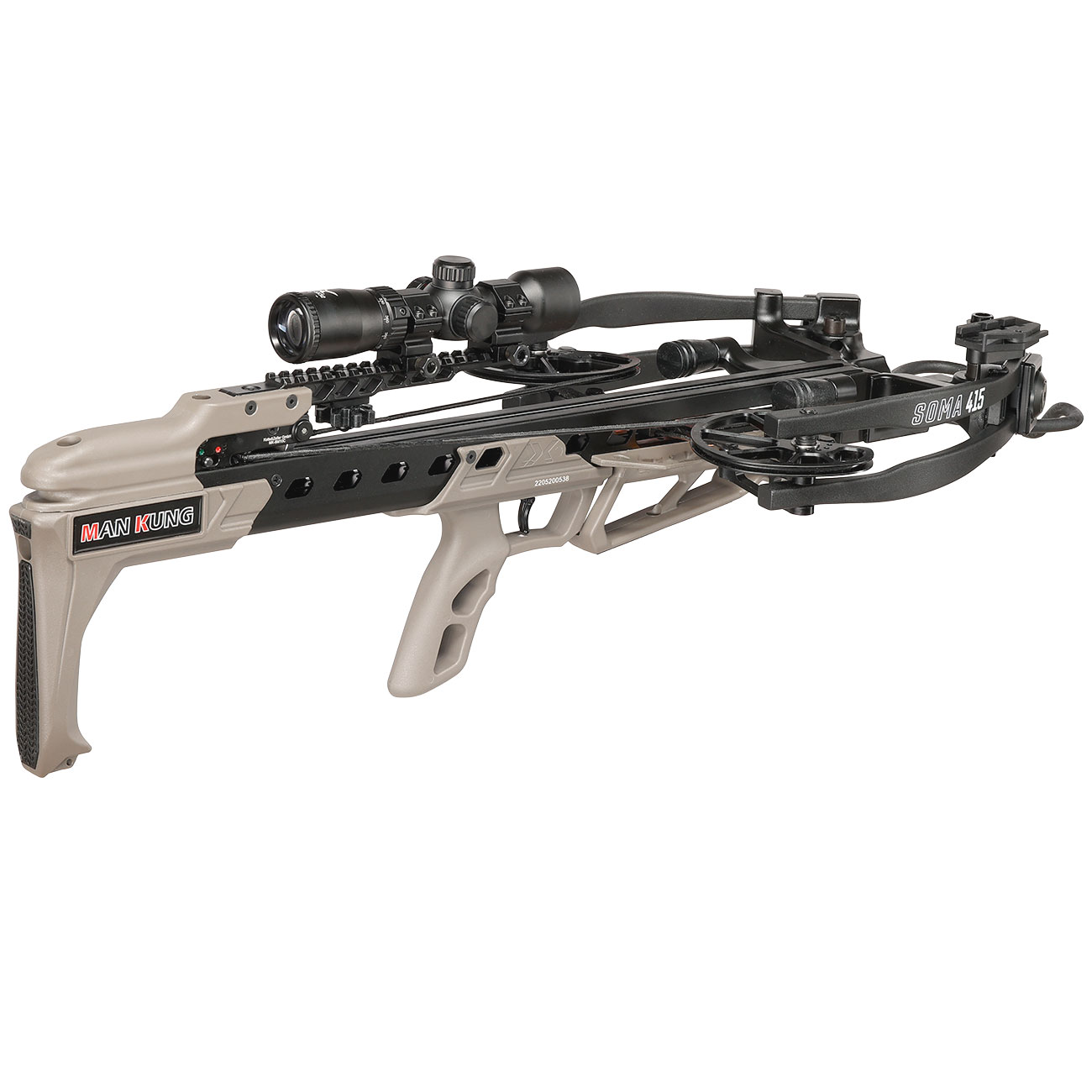 Man Kung Compound Armbrust Soma BM10C 200 lbs Komplettset grau / schwarz Bild 10