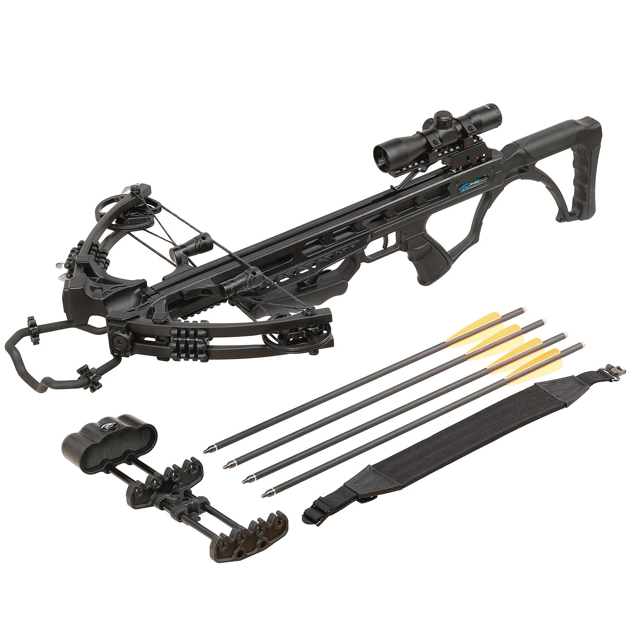 Man Kung Compound Armbrust Freak XB63 200 lbs Komplettset schwarz