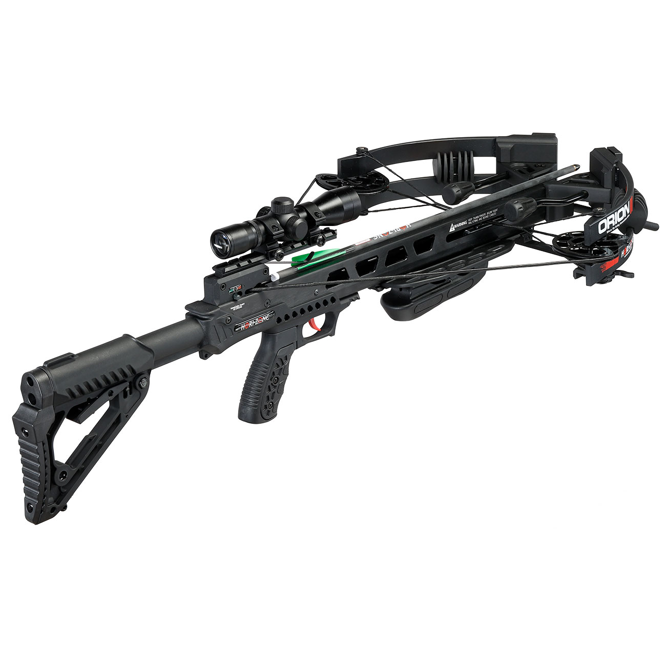 Hori-Zone Compound Armbrust Orion II 205 lbs / 400 fps Komplettset schwarz Bild 10
