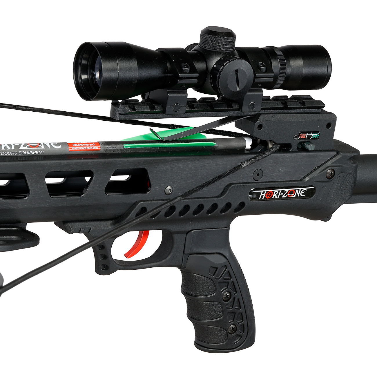 Hori-Zone Compound Armbrust Orion II 205 lbs / 400 fps Komplettset schwarz Bild 8