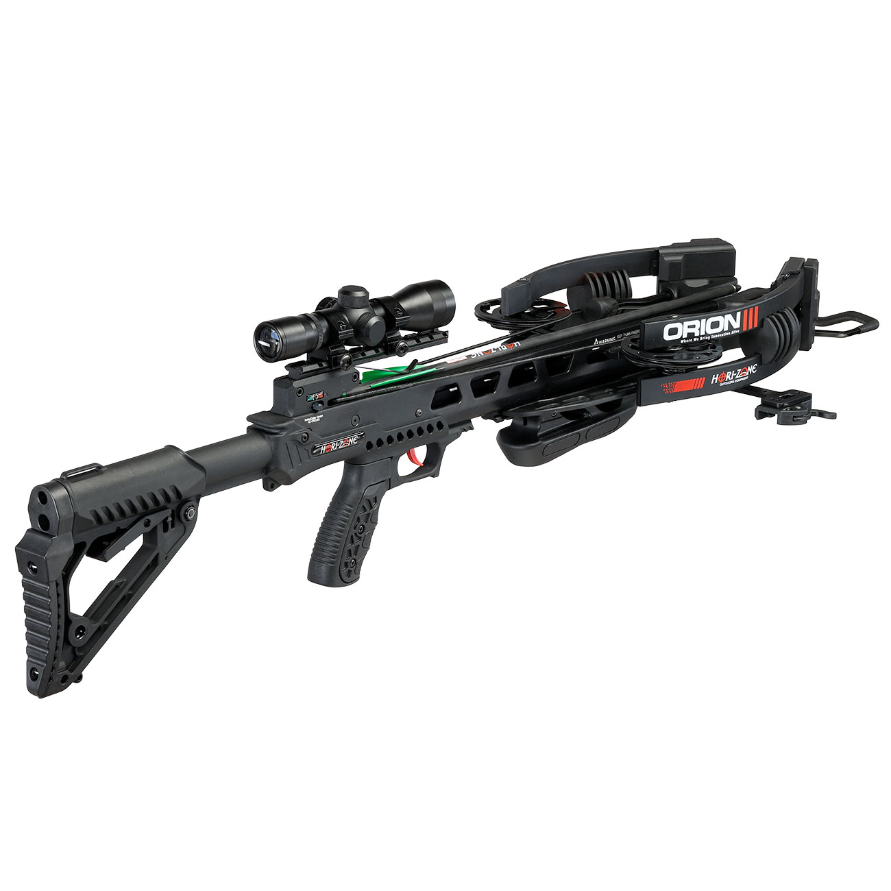 Hori-Zone Compound Armbrust Orion III 210 lbs / 420 fps Komplettset schwarz Bild 10