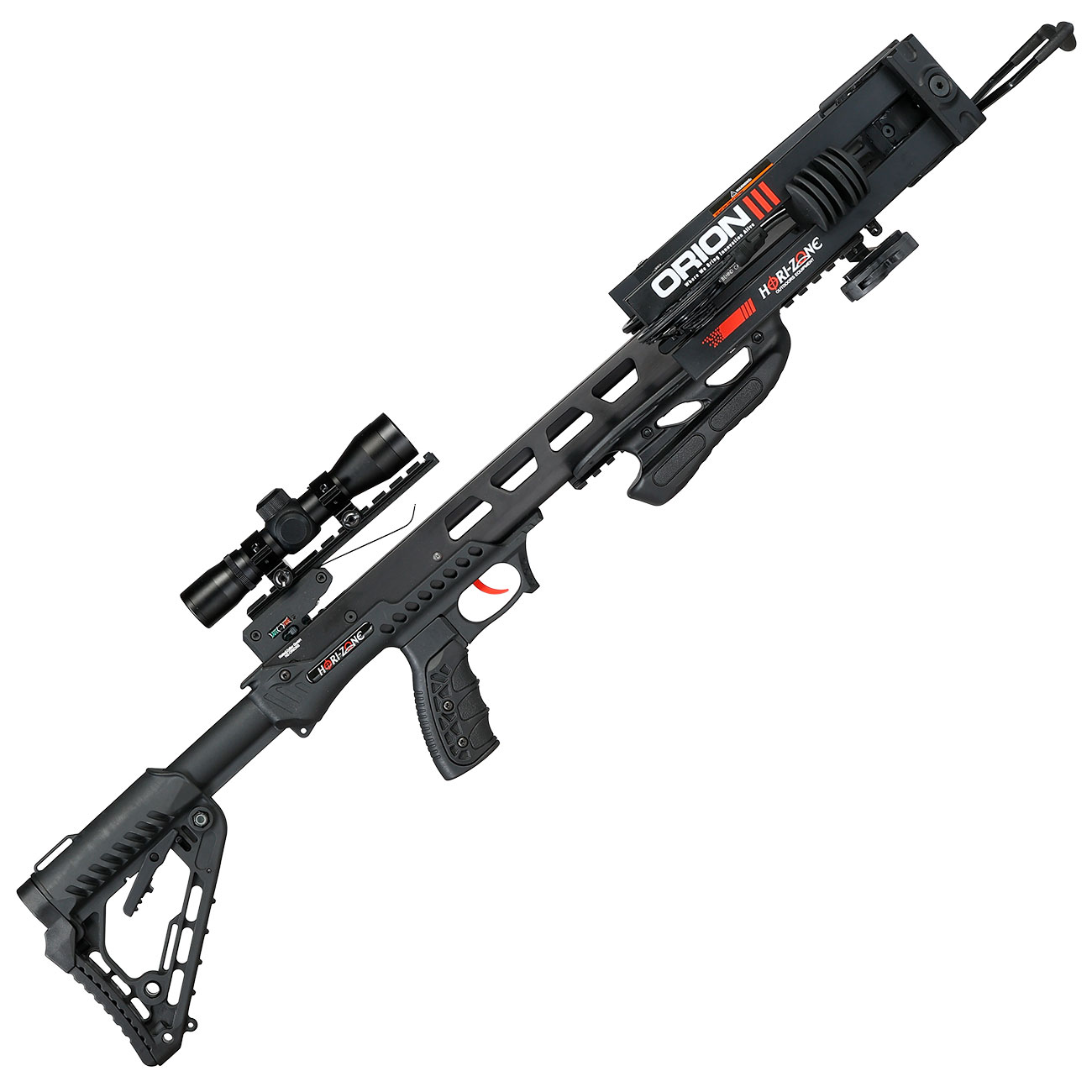 Hori-Zone Compound Armbrust Orion III 210 lbs / 420 fps Komplettset schwarz Bild 4