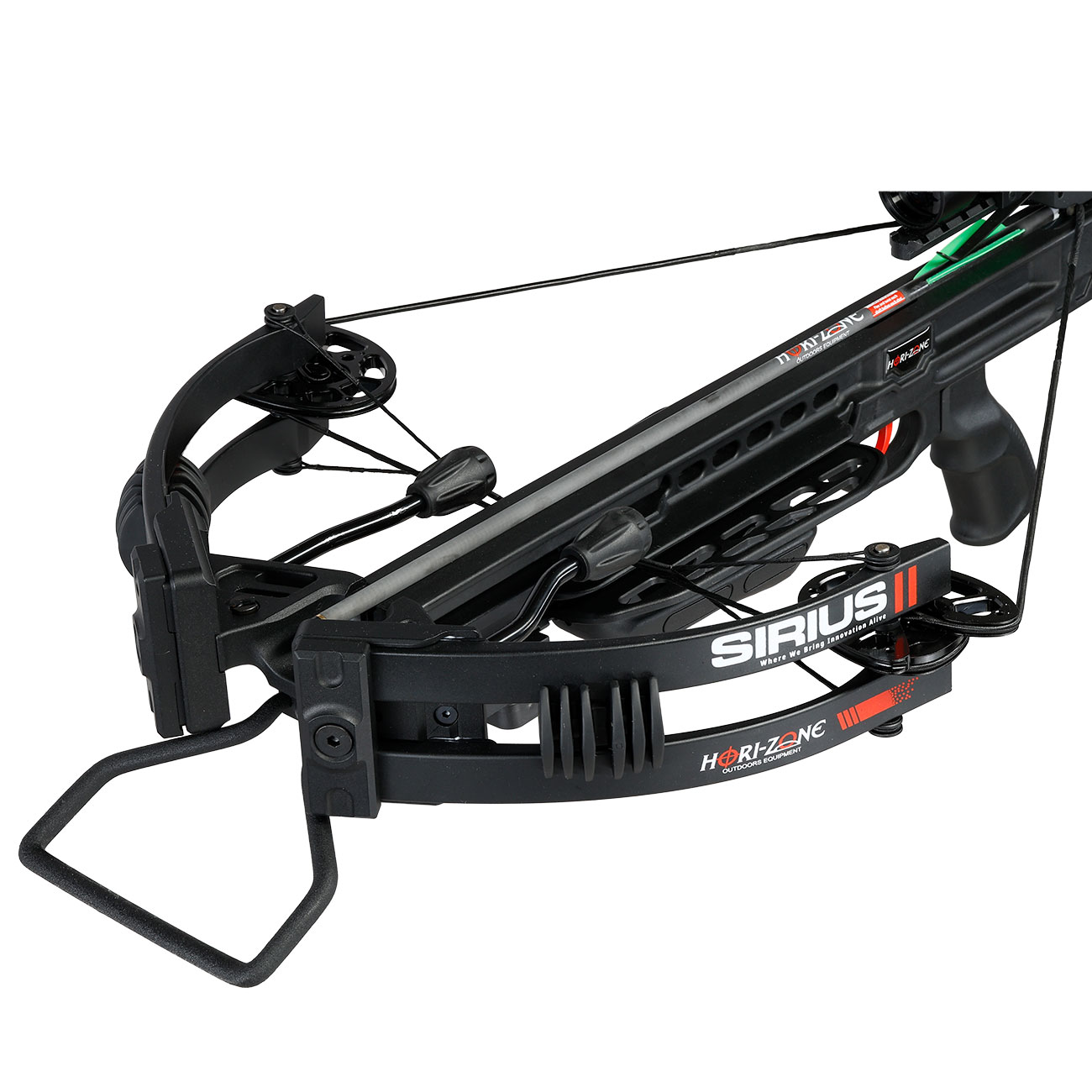 Hori-Zone Compound Armbrust Sirius II 190 lbs / 380 fps Komplettset schwarz Bild 6