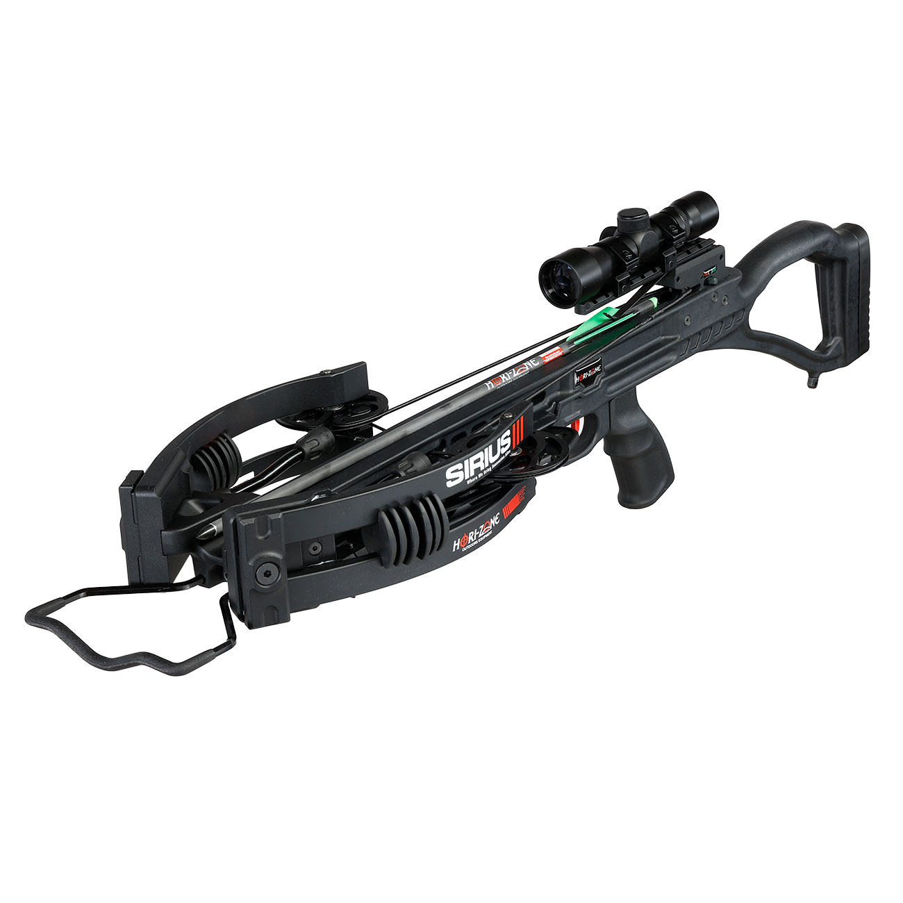 Hori-Zone Compound Armbrust Sirius III 195 lbs / 400 fps Komplettset schwarz Bild 1