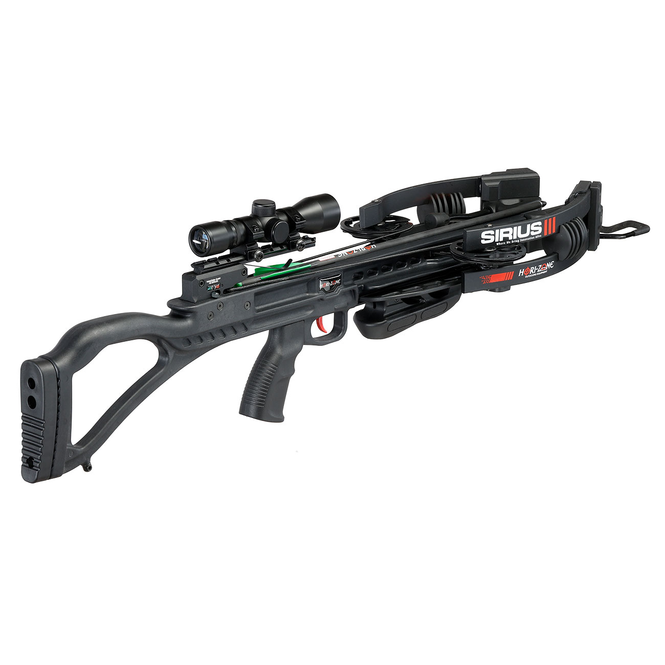 Hori-Zone Compound Armbrust Sirius III 195 lbs / 400 fps Komplettset schwarz Bild 10