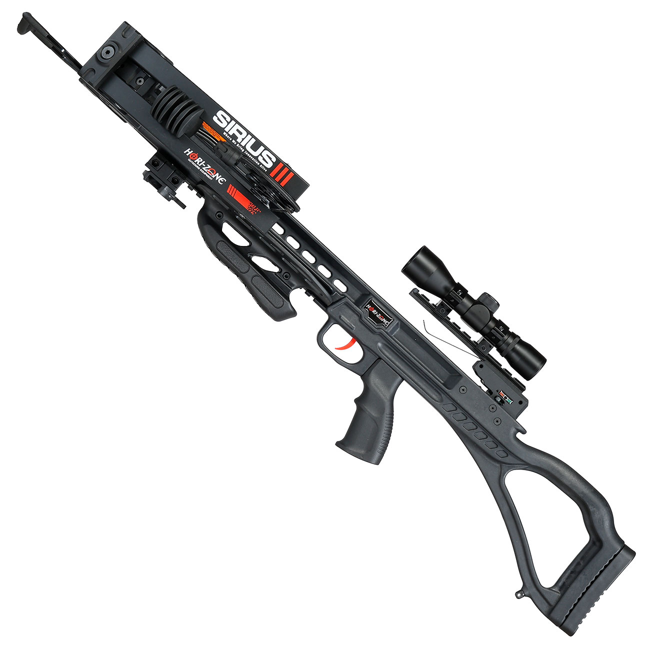Hori-Zone Compound Armbrust Sirius III 195 lbs / 400 fps Komplettset schwarz Bild 3