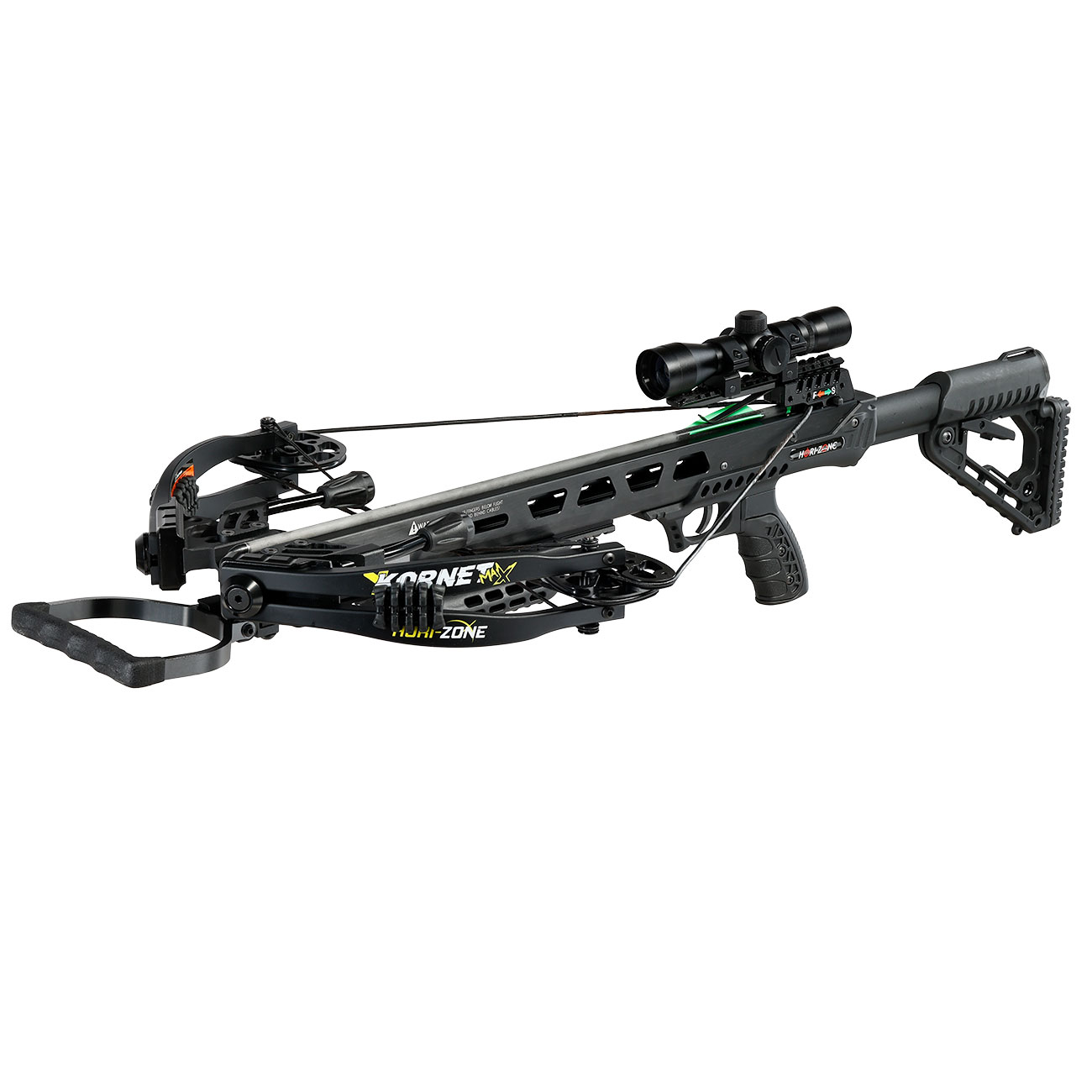 Hori-Zone Compound Armbrust Kornet Maxx 210 lbs / 425 fps Komplettset schwarz Bild 1