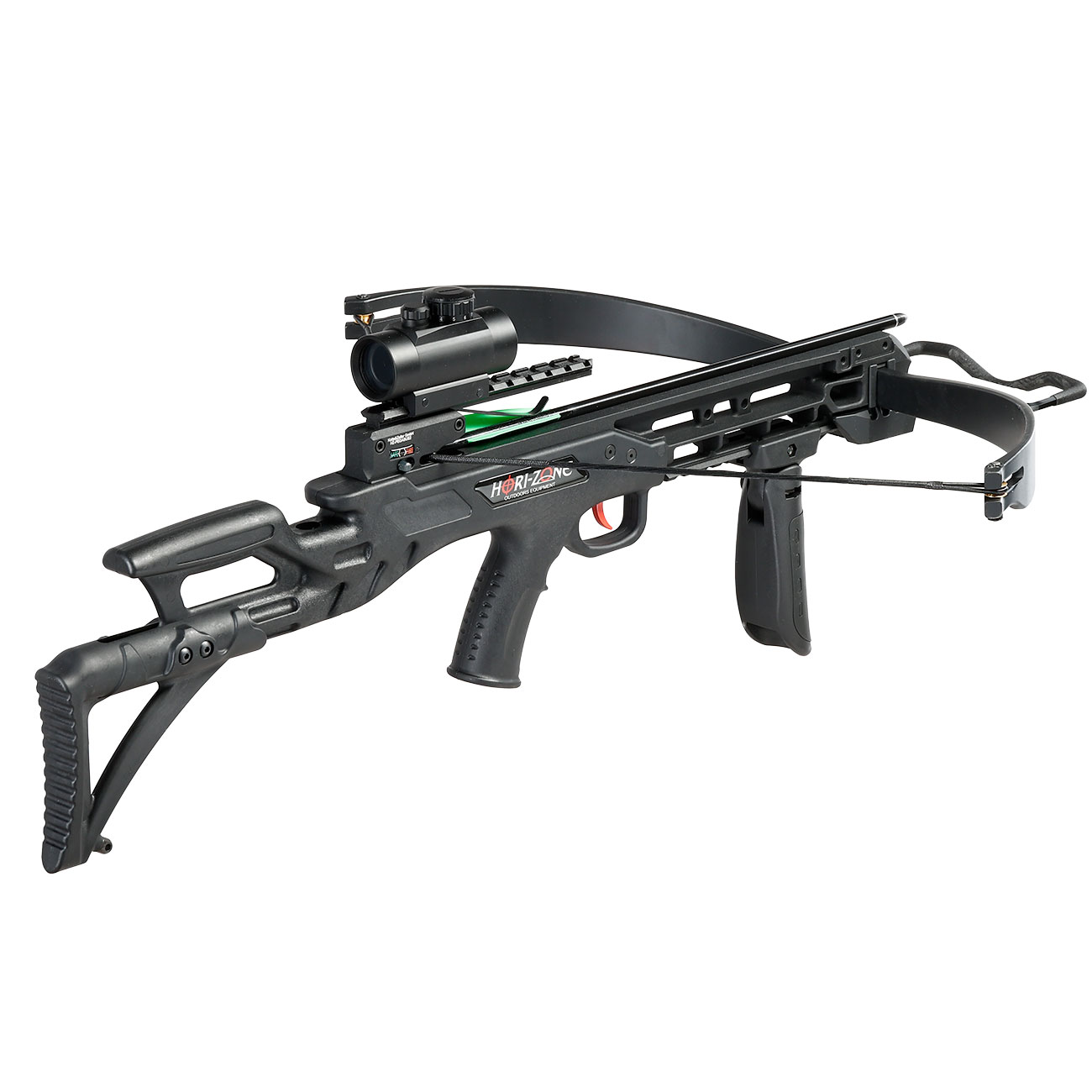 Hori-Zone Recurve Armbrust Pegasus II 175 lbs / 265 fps Komplettset schwarz Bild 10