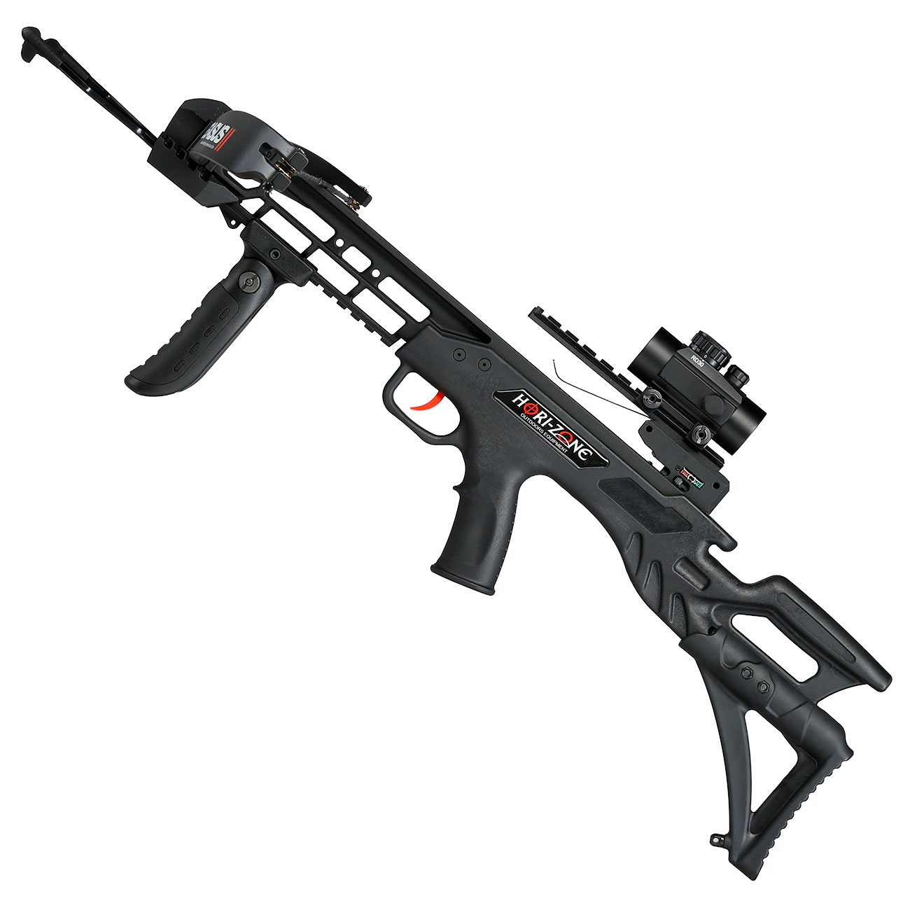 Hori-Zone Recurve Armbrust Pegasus II 175 lbs / 265 fps Komplettset schwarz Bild 3