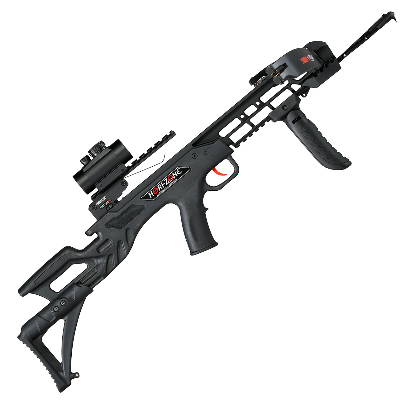 Hori-Zone Recurve Armbrust Pegasus II 175 lbs / 265 fps Komplettset schwarz Bild 4