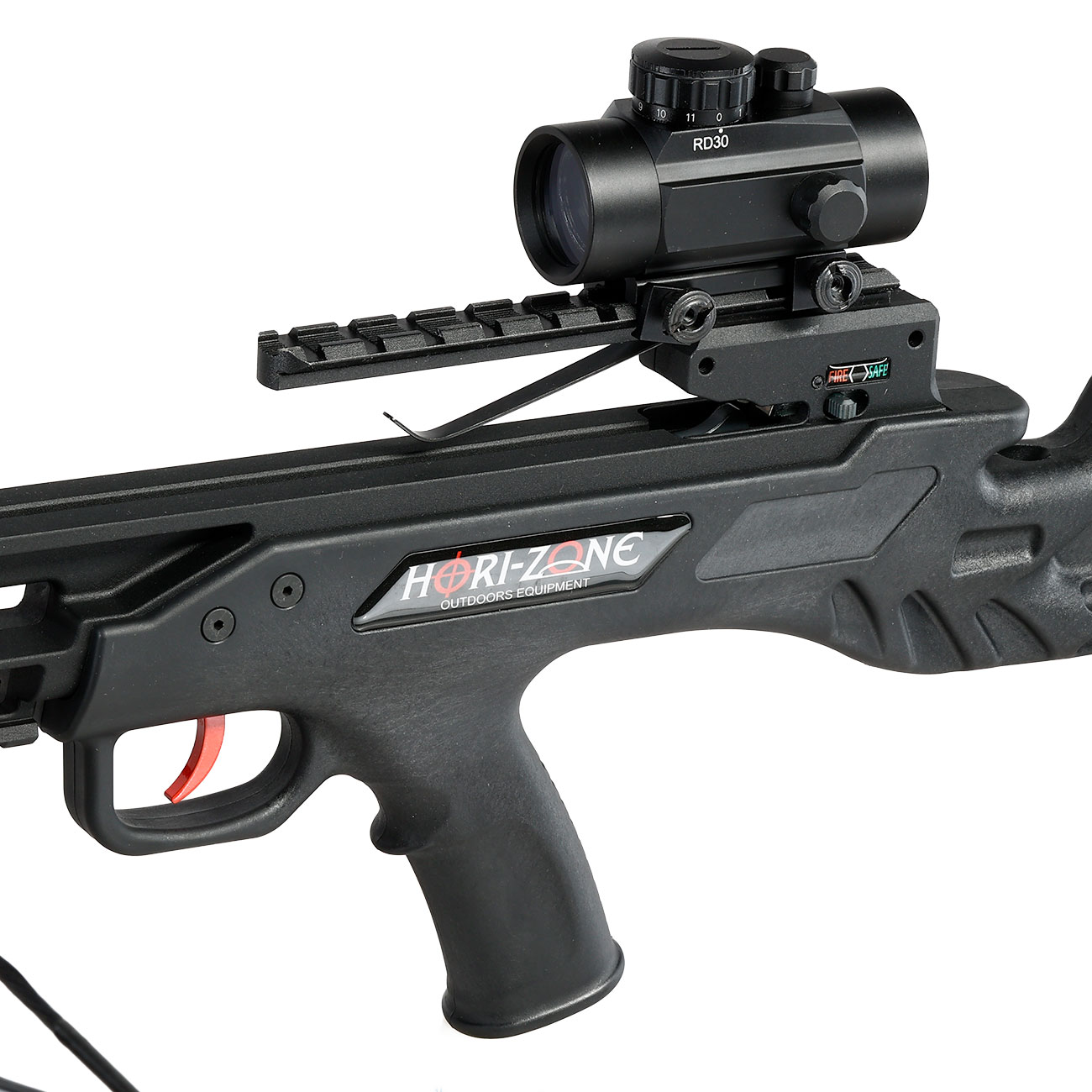 Hori-Zone Recurve Armbrust Pegasus II 175 lbs / 265 fps Komplettset schwarz Bild 8