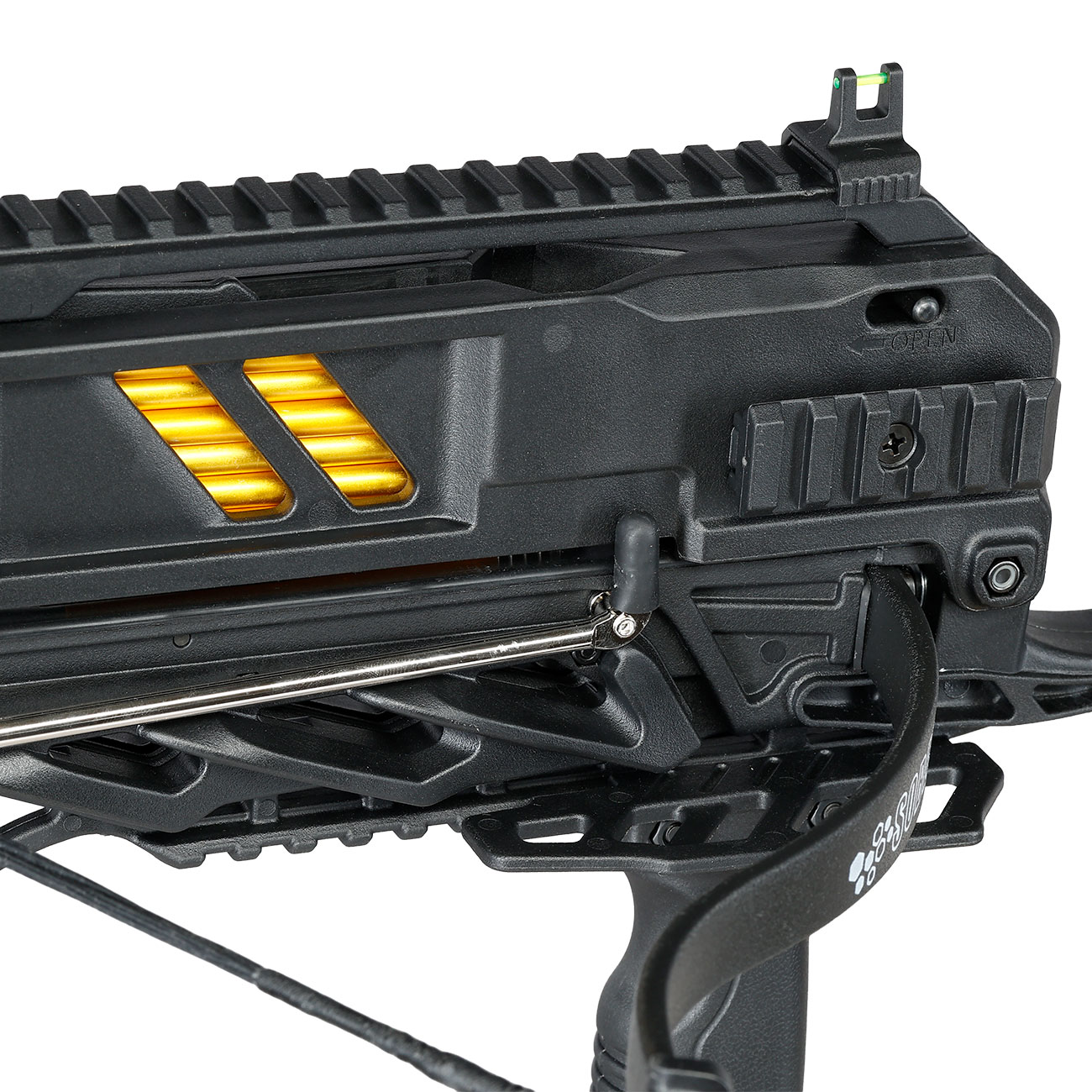 Man Kung Repetierarmbrust Sobek 80 lbs / 185 fps Komplettset mit 7 Schuss Magazin schwarz Bild 9