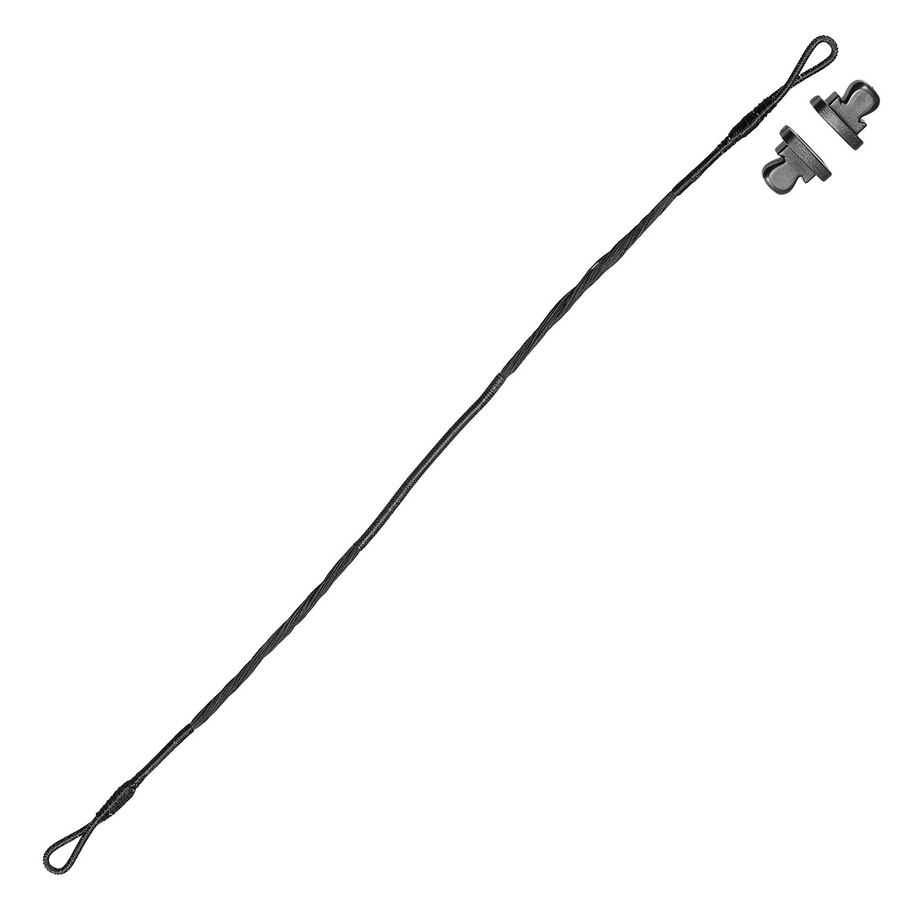 Man Kung Ersatzsehne f�r Sobek / TCS3 Repetierarmbrust 80 lbs mit Endkappen schwarz Bild 1