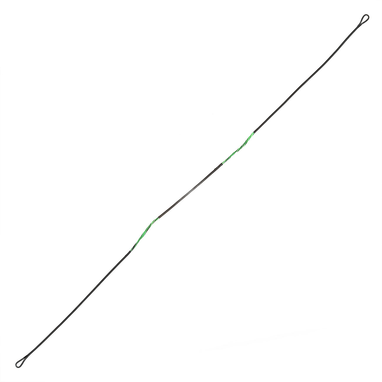 Hori-Zone Ersatzsehne f�r Compound Armbrust Alpha-XT mit 185 lbs schwarz / gr�n Bild 1