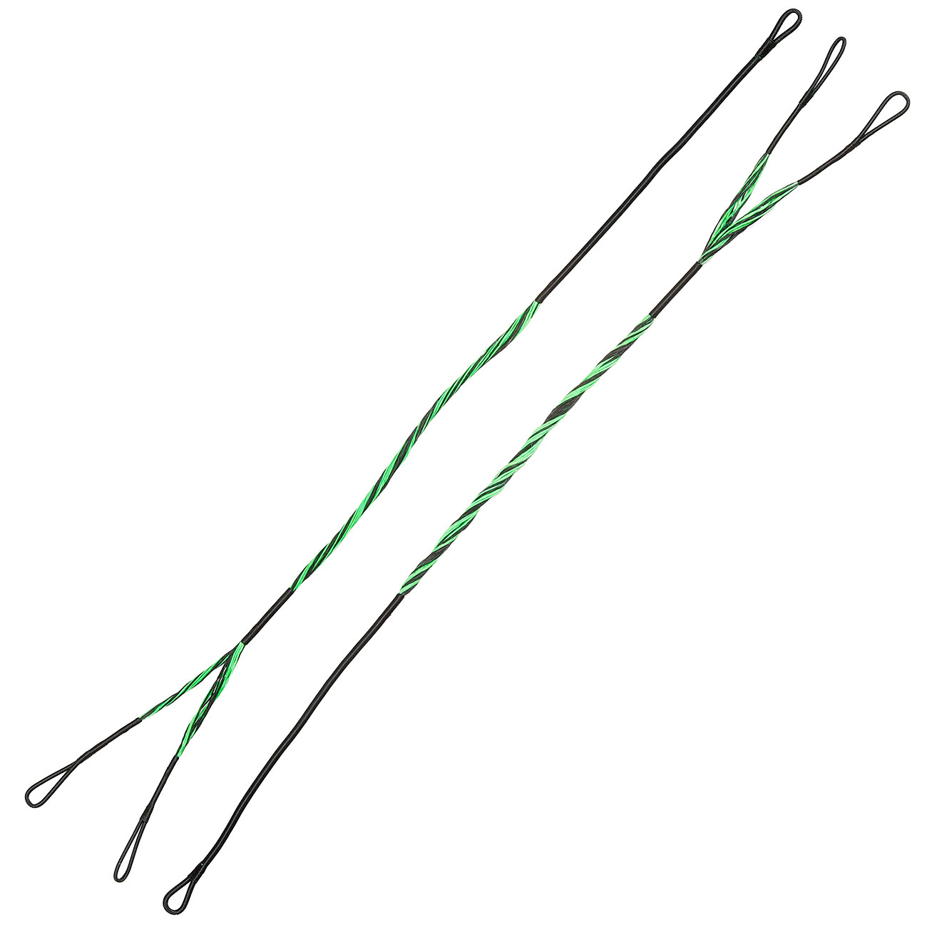 Hori-Zone Ersatzkabel Set / Cables Set f�r Compound Armbrust Alpha-XT mit 185 lbs schwarz / gr�n Bild 1