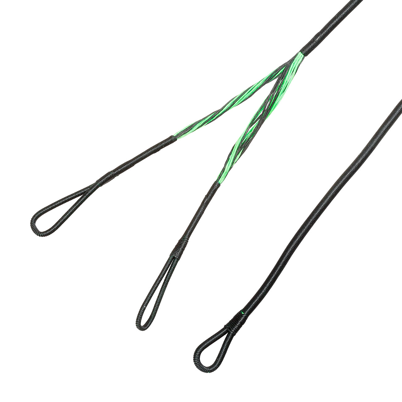 Hori-Zone Ersatzkabel Set / Cables Set f�r Compound Armbrust Alpha-XT mit 185 lbs schwarz / gr�n Bild 2