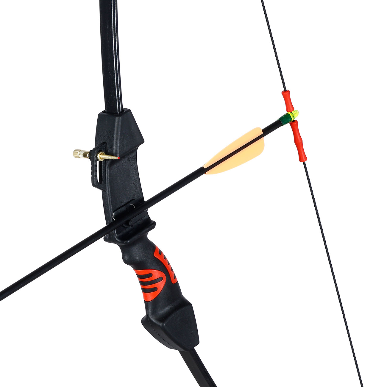 EK Archery Chameleon Recurve Jugend Bogen Set 10 - 15 lbs inkl. K�cher / Pfeile / Armschutz / Zielscheiben schwarz Bild 6