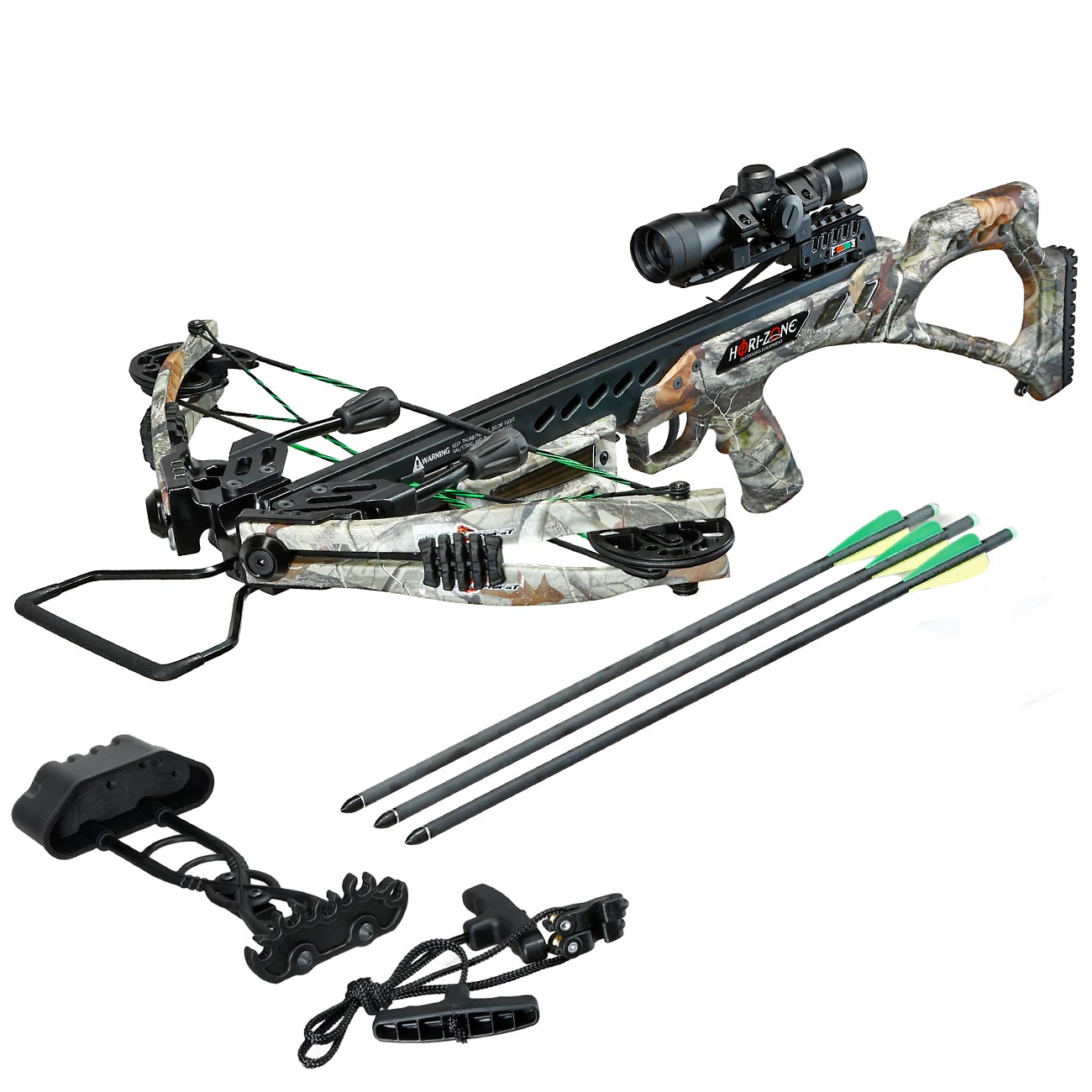 Hori-Zone Compound Armbrust Alpha-XT 185 lbs / 365 fps Komplettset camo