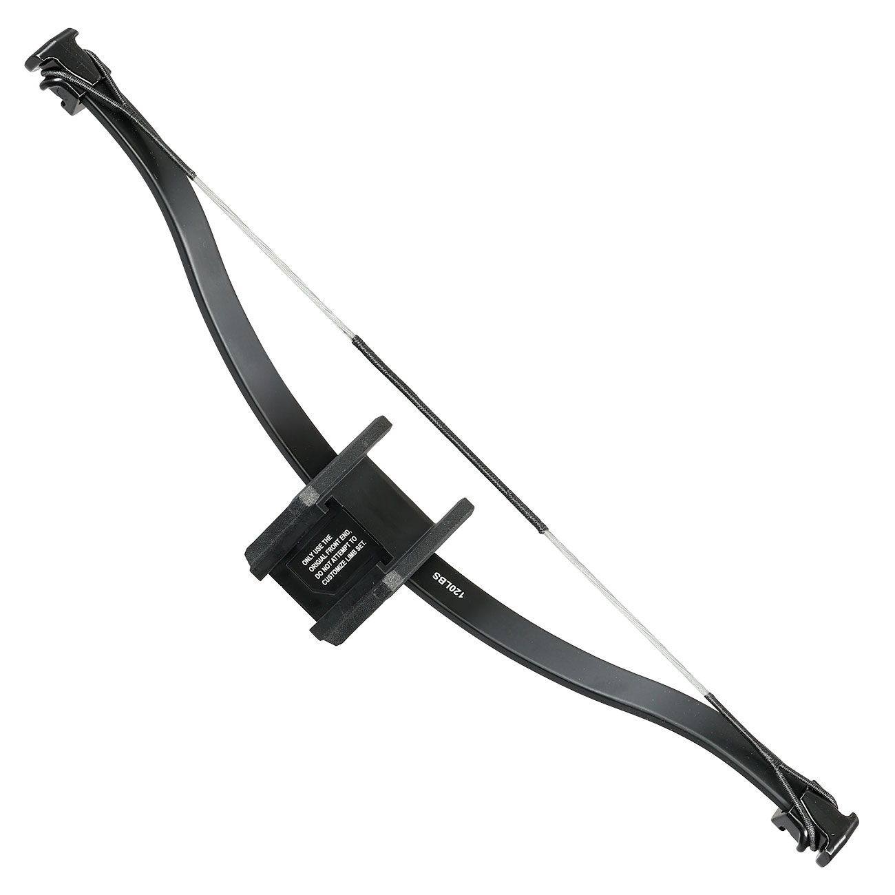 EK Archery Wurfarm Set mit Sehne f. Repetierarmbrust REVO 7 120 lbs schwarz inkl. 10 Heavy Pfeile Bild 3