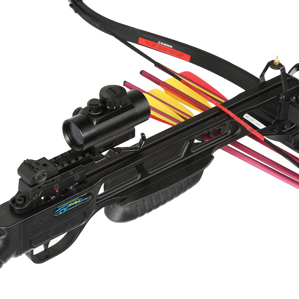 Armbrust Jaguar Recurve 175 lbs schwarz Komplettset inkl. Zielgert Kcher und viel Zubehr Bild 4