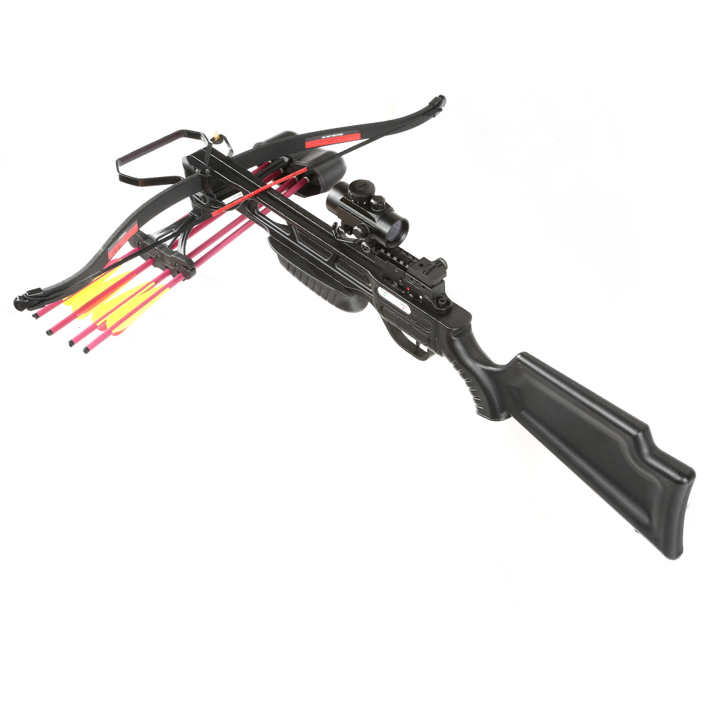 Armbrust Jaguar Recurve 175 lbs schwarz Komplettset inkl. Zielgert Kcher und viel Zubehr Bild 6