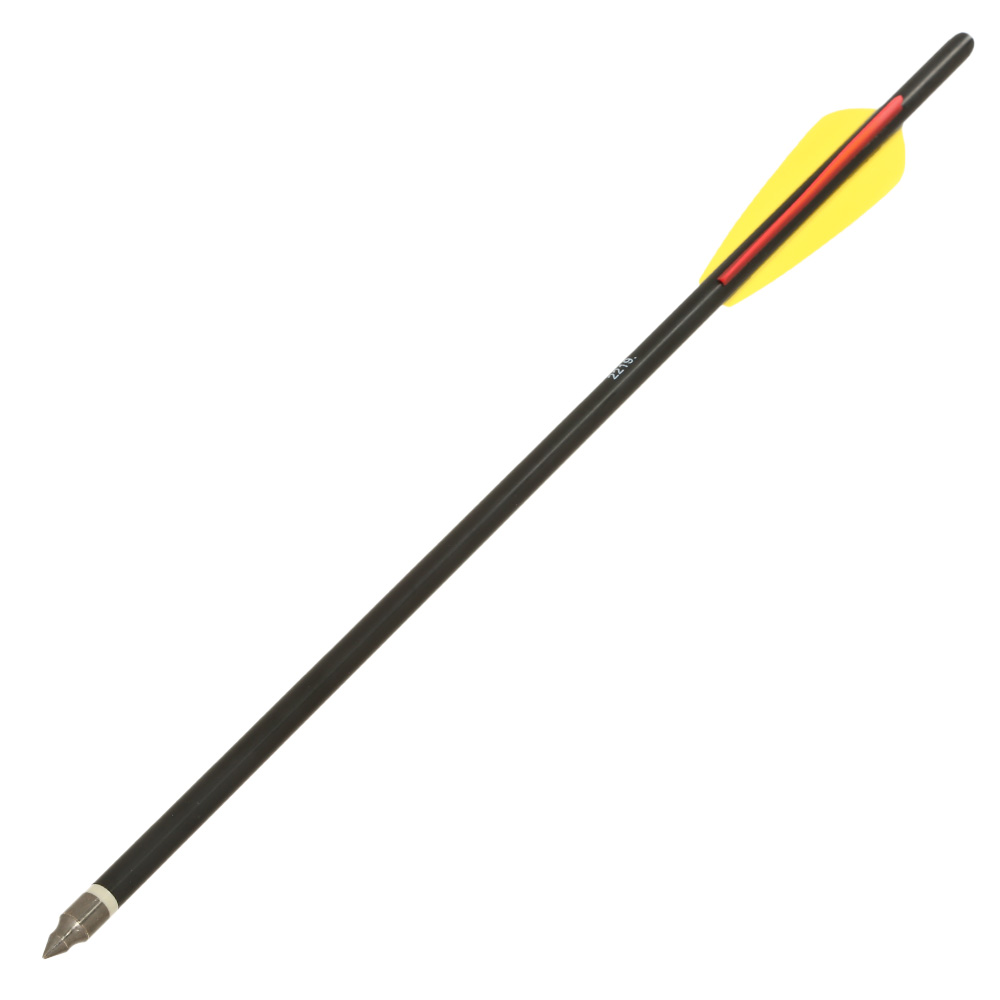 Man Kung Armbrust Pfeil 16'' Aluminium Komplettpfeil schwarz 1 Stck Bild 1