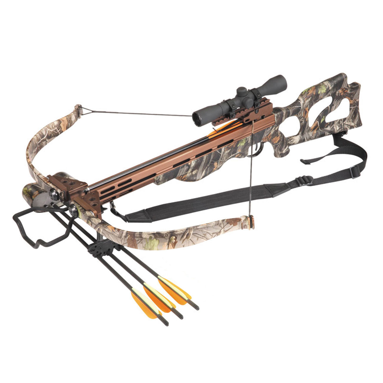 Armbrust Recurve Desert Hawk 225 lbs laubtarn + Zubehr