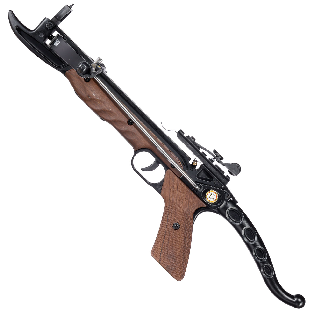 Pistolenarmbrust Cobra 80lbs mit Metallrahmen Holzlook Bild 2