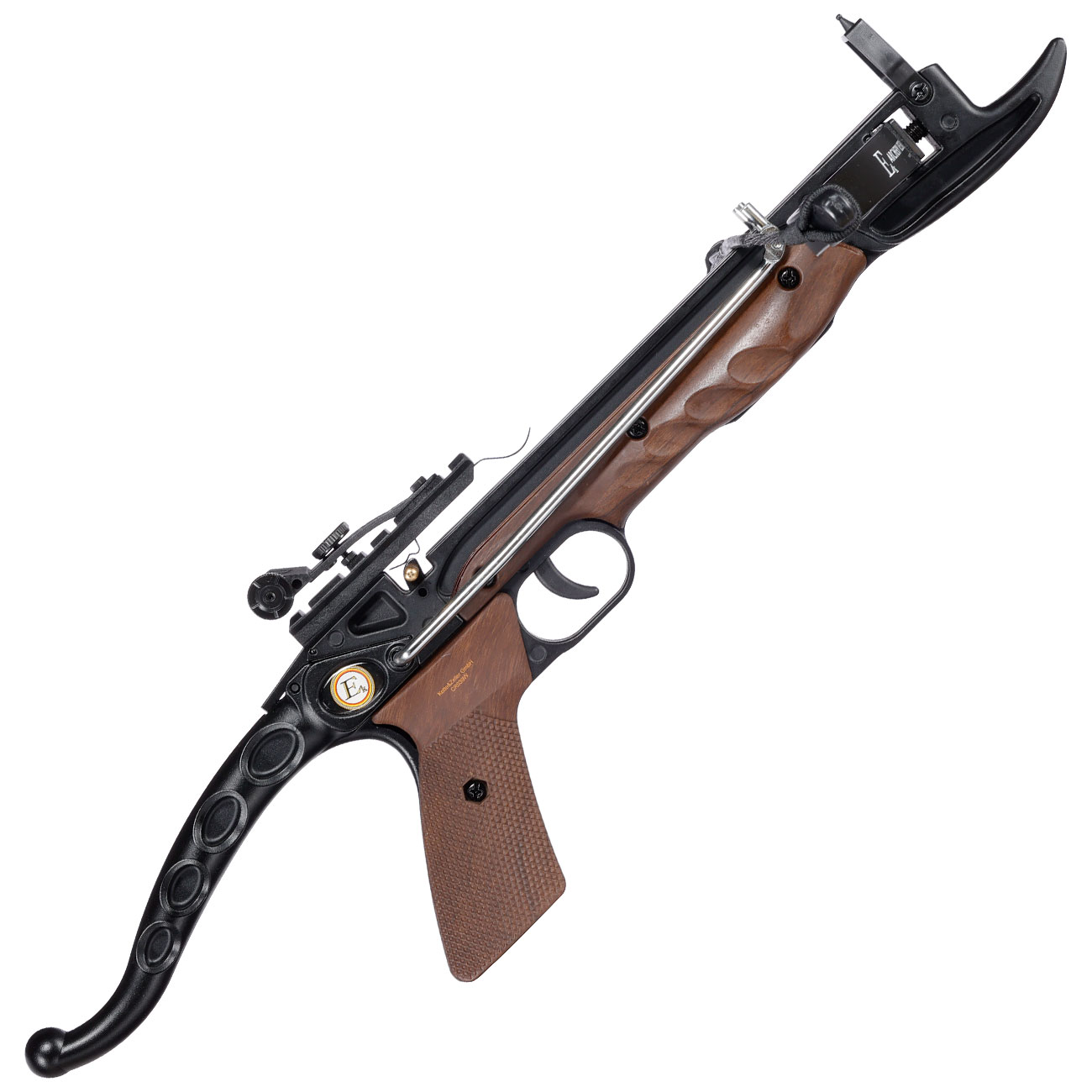 Pistolenarmbrust Cobra 80lbs mit Metallrahmen Holzlook Bild 3
