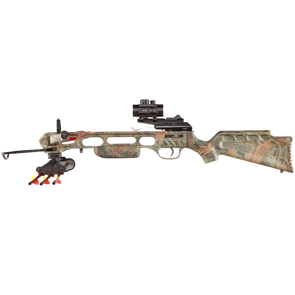 Armbrust Jaguar Recurve 175 lbs wood-camo Komplettset inkl. Zielgert Kcher und viel Zubehr Bild 2