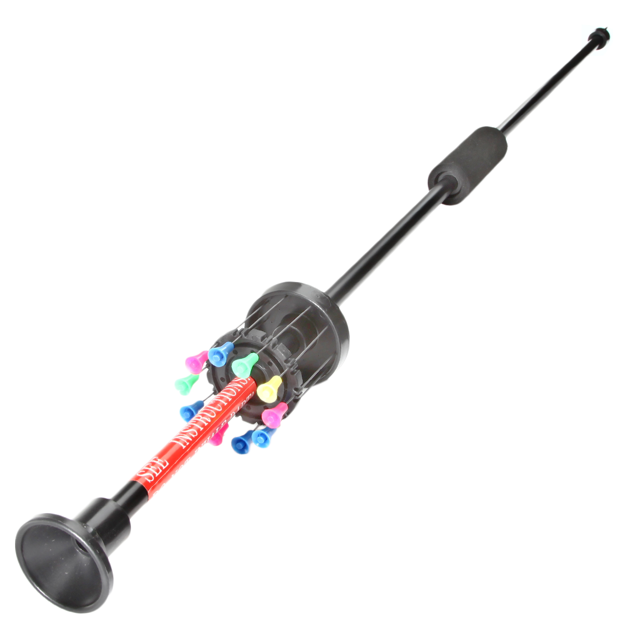 NXG Blow Gun 40 Zoll Blasrohr schwarz incl 12 Darts 