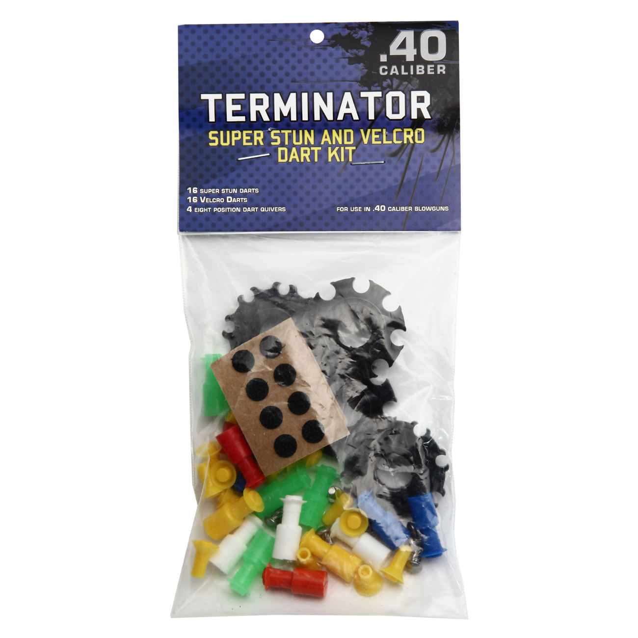 Terminator Blasrohrpfeilset Super Stun and Velcro Dart Kit inkl. Kcher Bild 1