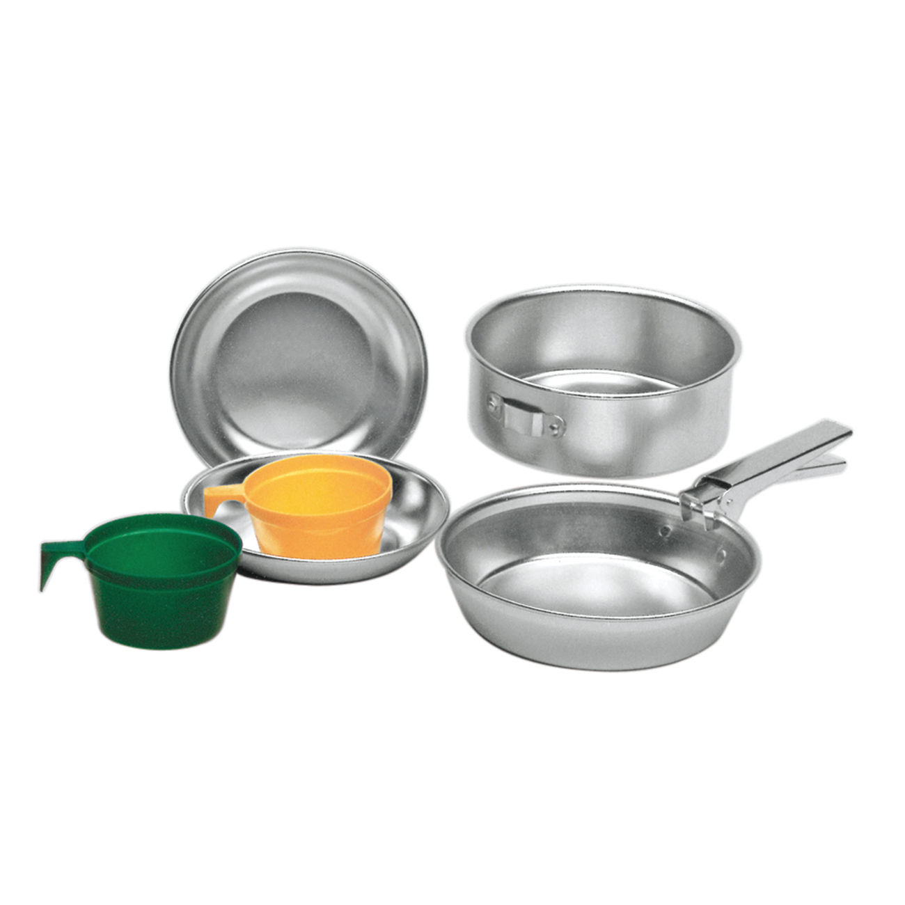 Kochset 2 Personen Aluminium, 7-teilig