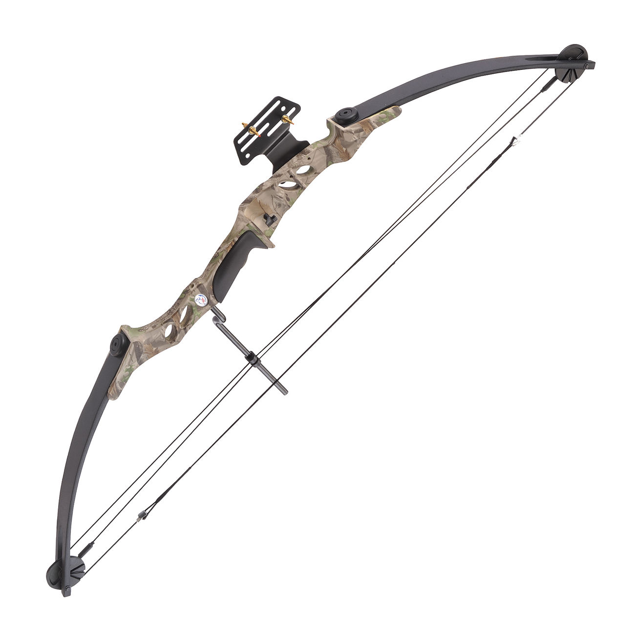 MK Compound Bogen 55 lbs Green-Black Camo RH