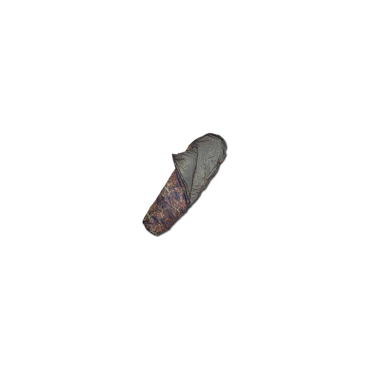 Mil-Tec Schlafsack Commando flecktarn, m. Packsack