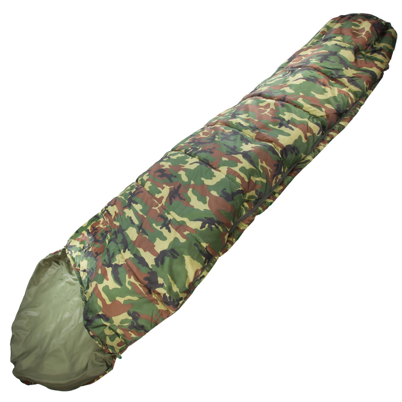 Mil-Tec Schlafsack Commando woodland Bild 1