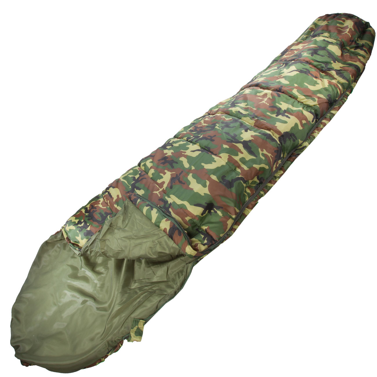 Mil-Tec Schlafsack Commando woodland Bild 1