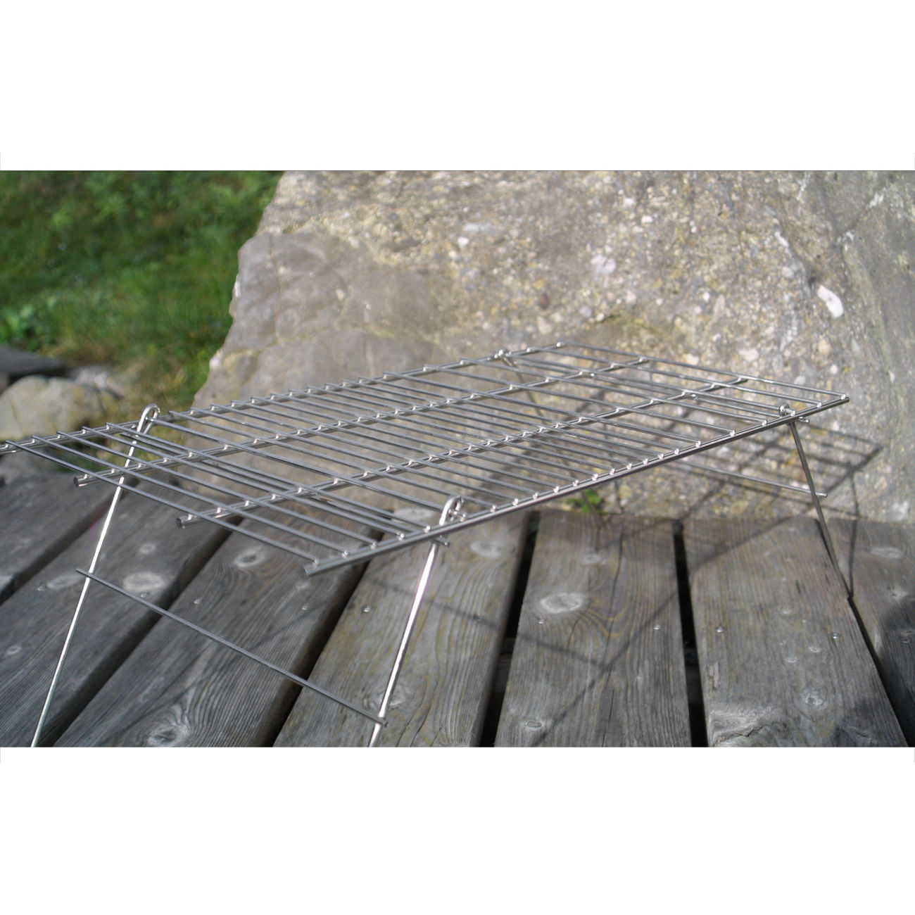 Coghlans Klappgrill verchromt 61 x 30 cm Bild 1