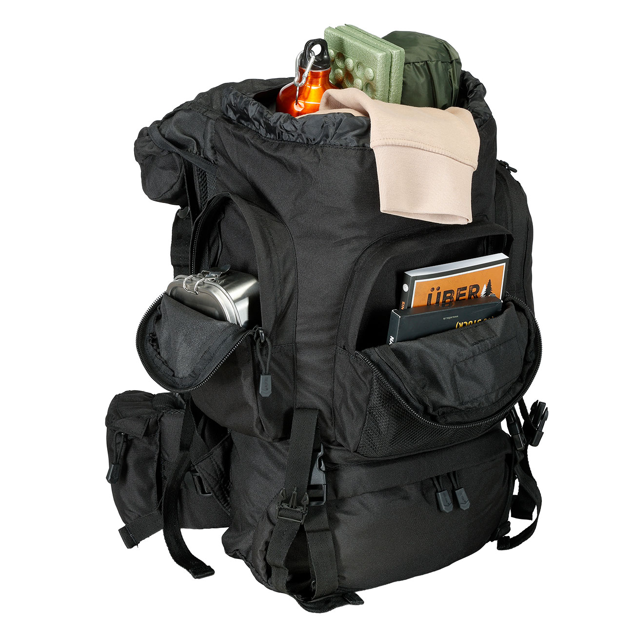 Rucksack Commando schwarz 55 L Bild 10
