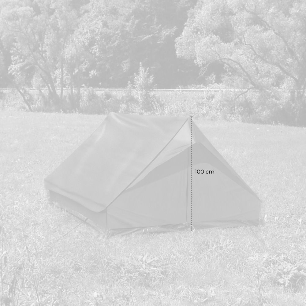 Unbekannt 2 Personen Zelt Minipack Campingzelt BW Zelt Eventzelt Outdoor 213x137x97cm