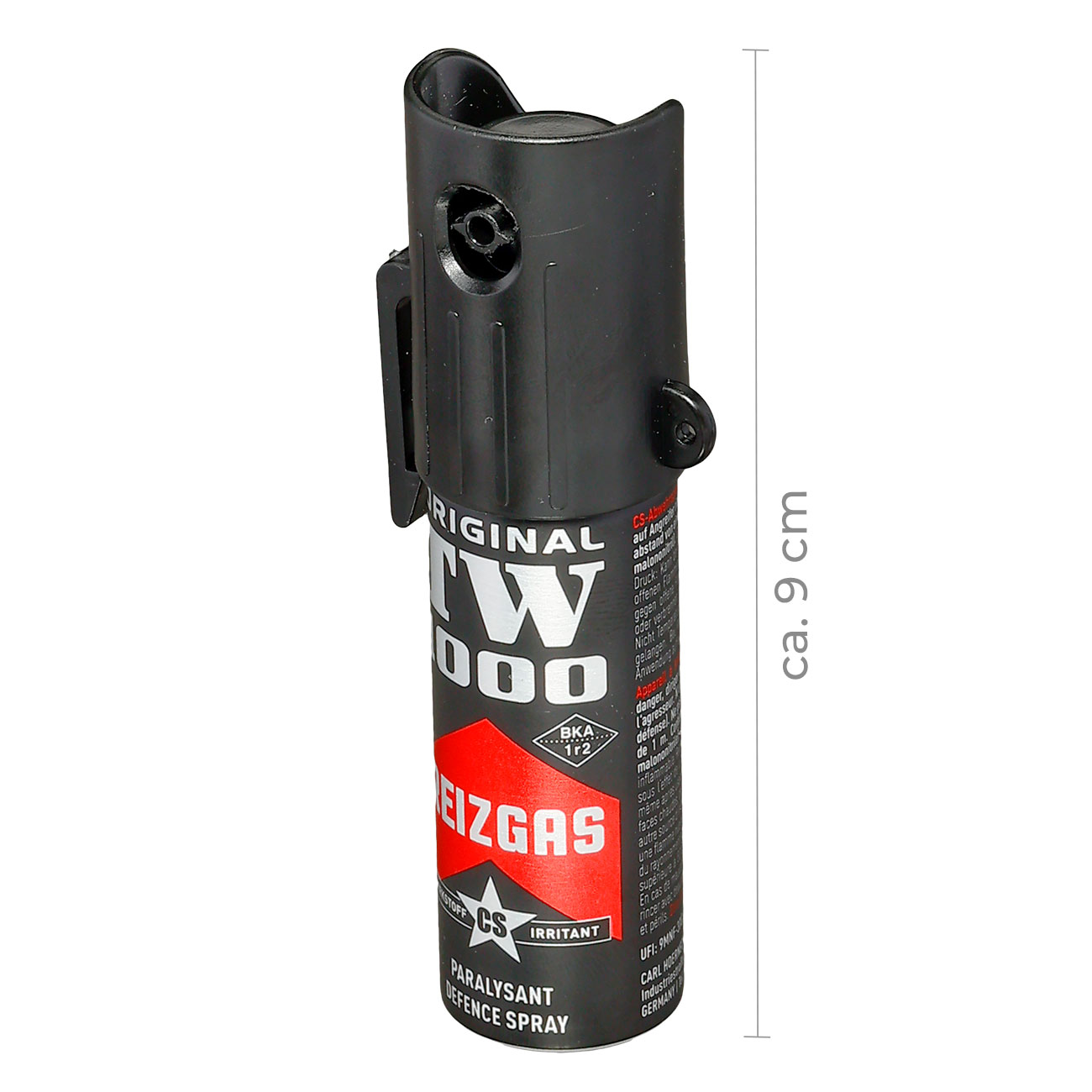 Abwehrspray TW1000 CS-Gas Breitstrahl, 15ml Lady Bild 1