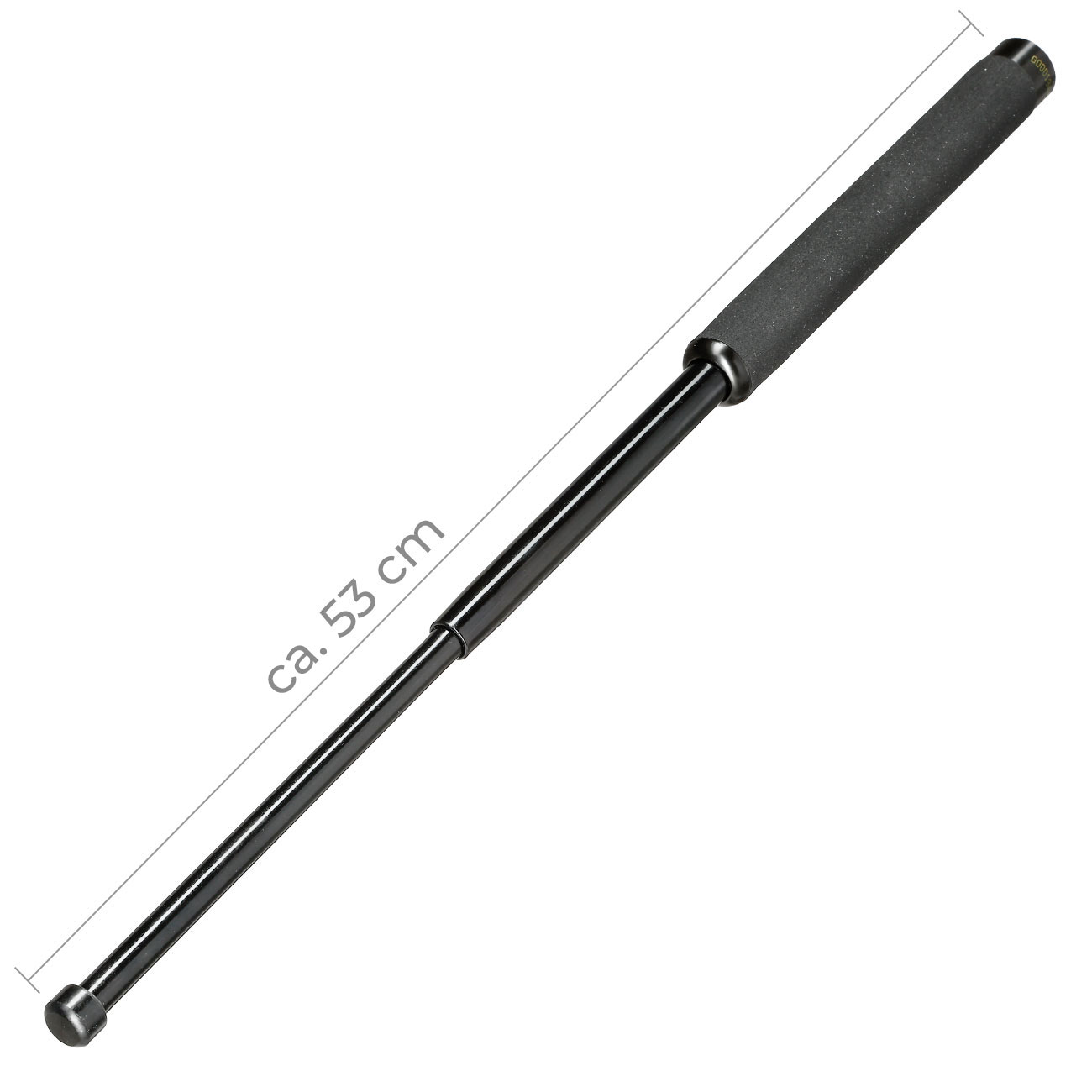 Teleskop Schlagstock 21 schwarz inkl. Holster Bild 1