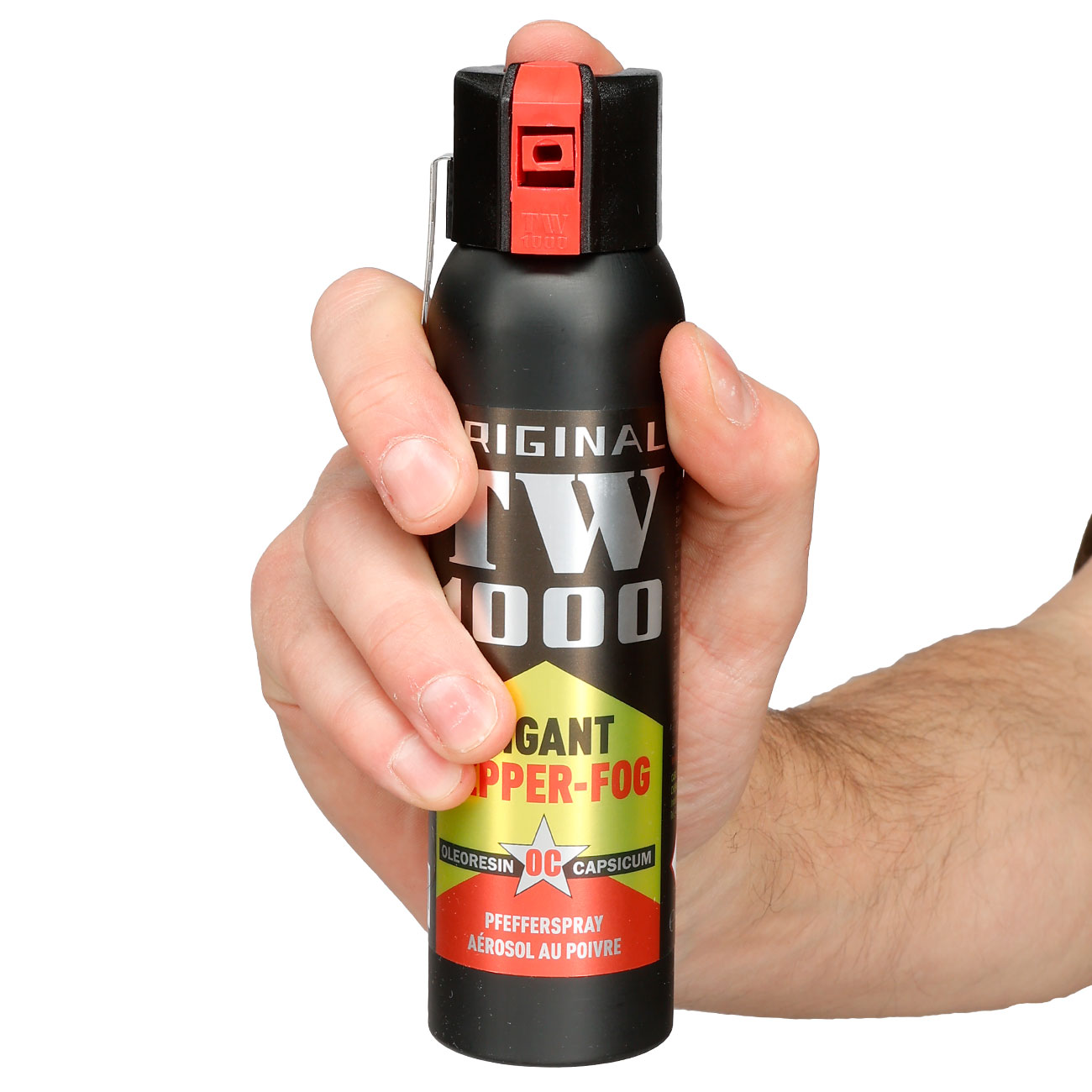 Abwehrspray TW1000 Pfefferspray Breitstrahl mit Weitstrahlventil, 150 ml Bild 2