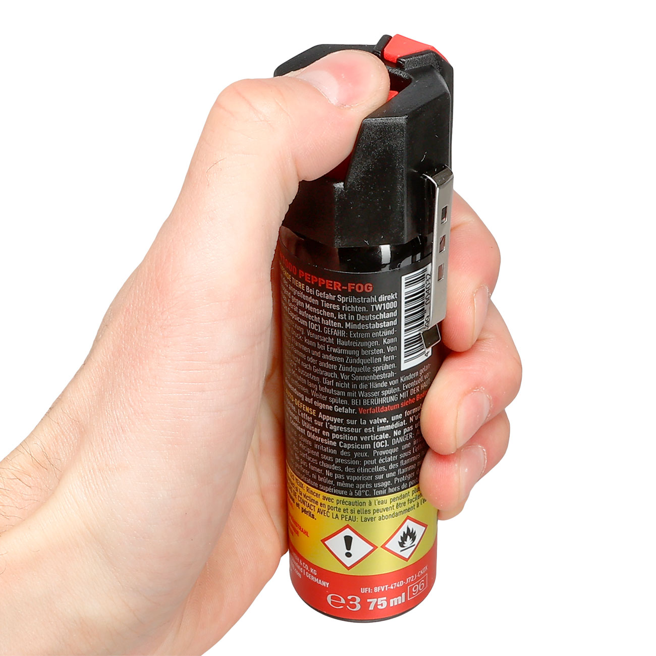 Abwehrspray TW1000 Pfefferspray Breitstrahl, 75ml Weitstrahlventil Bild 7