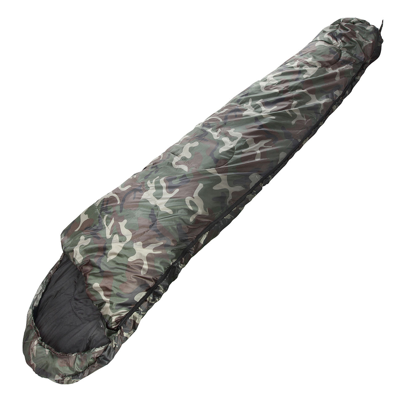 Mil-Tec Mumienschlafsack woodland Bild 1