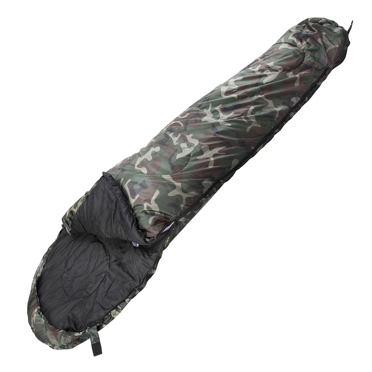 Mil-Tec Mumienschlafsack woodland Bild 1